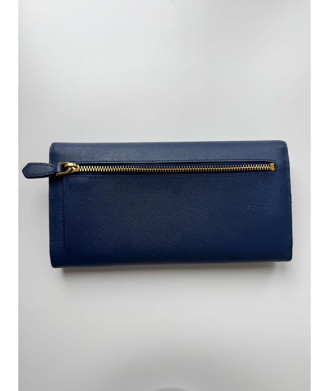 PRADA Темно-синий кошелек, фото 3