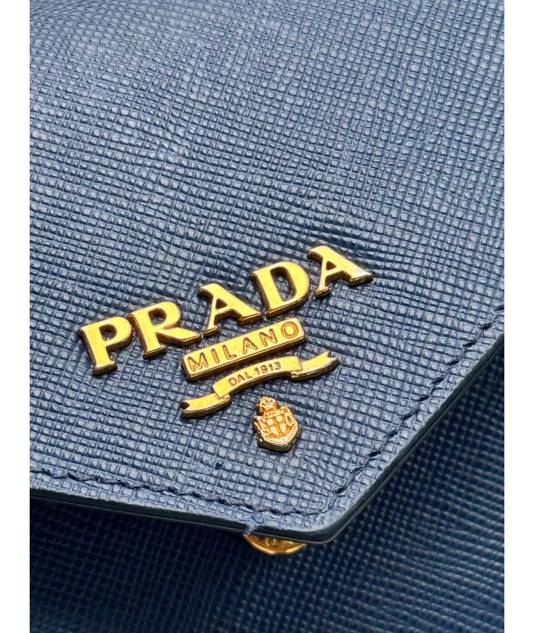 PRADA Темно-синий кошелек, фото 6