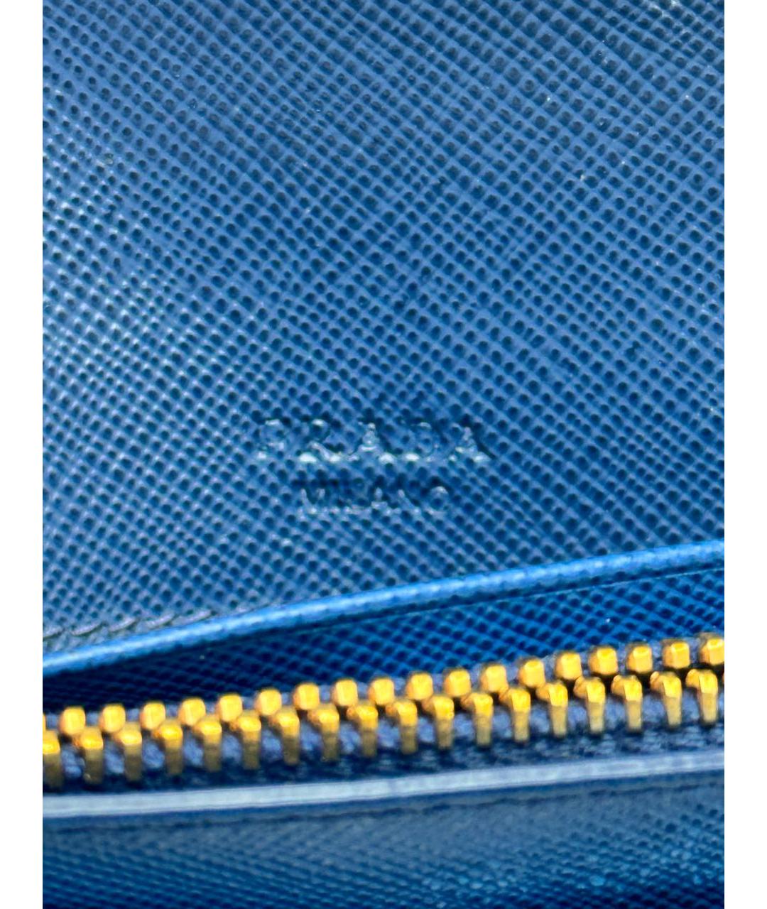 PRADA Темно-синий кошелек, фото 7