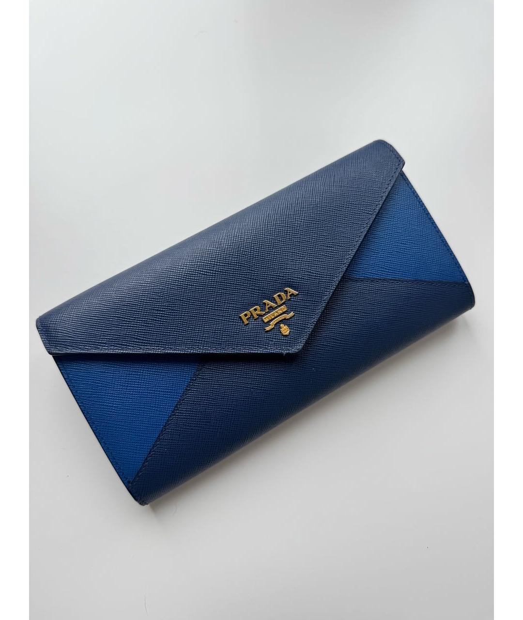 PRADA Темно-синий кошелек, фото 2