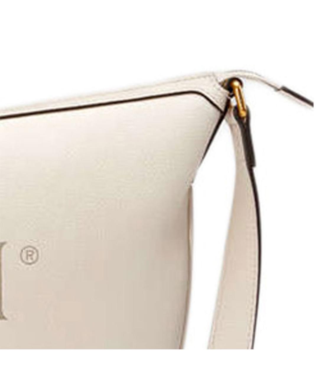 GUCCI Белая кожаная сумка через плечо, фото 5