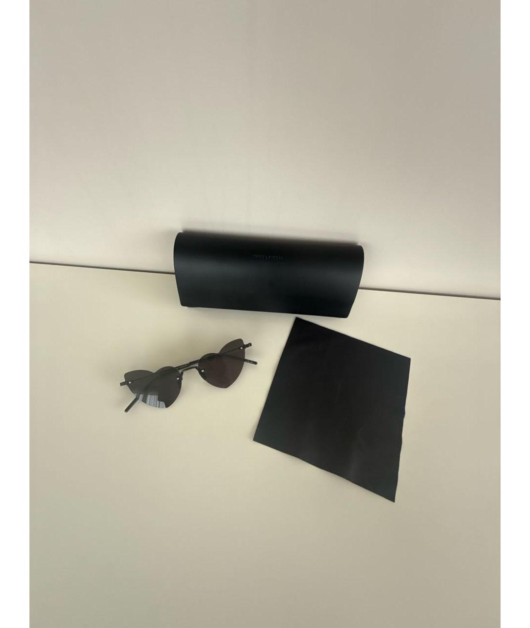 SAINT LAURENT Черные солнцезащитные очки, фото 7