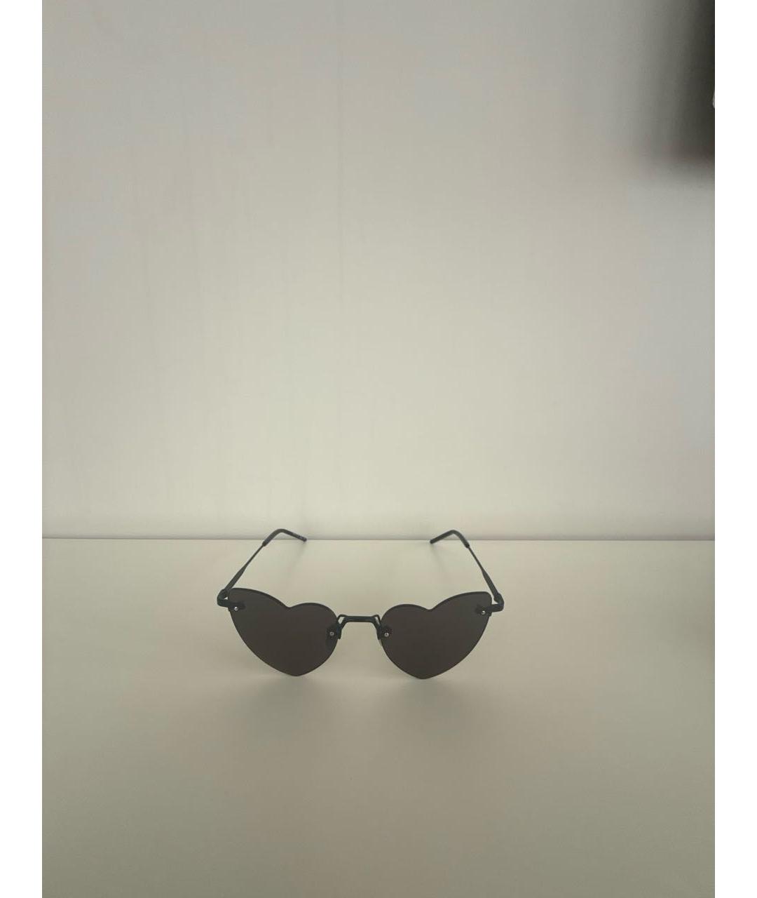SAINT LAURENT Черные солнцезащитные очки, фото 2