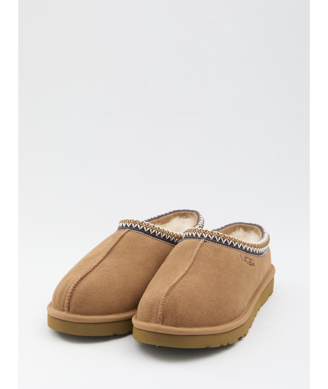 UGG AUSTRALIA Бежевые замшевые низкие ботинки, фото 2
