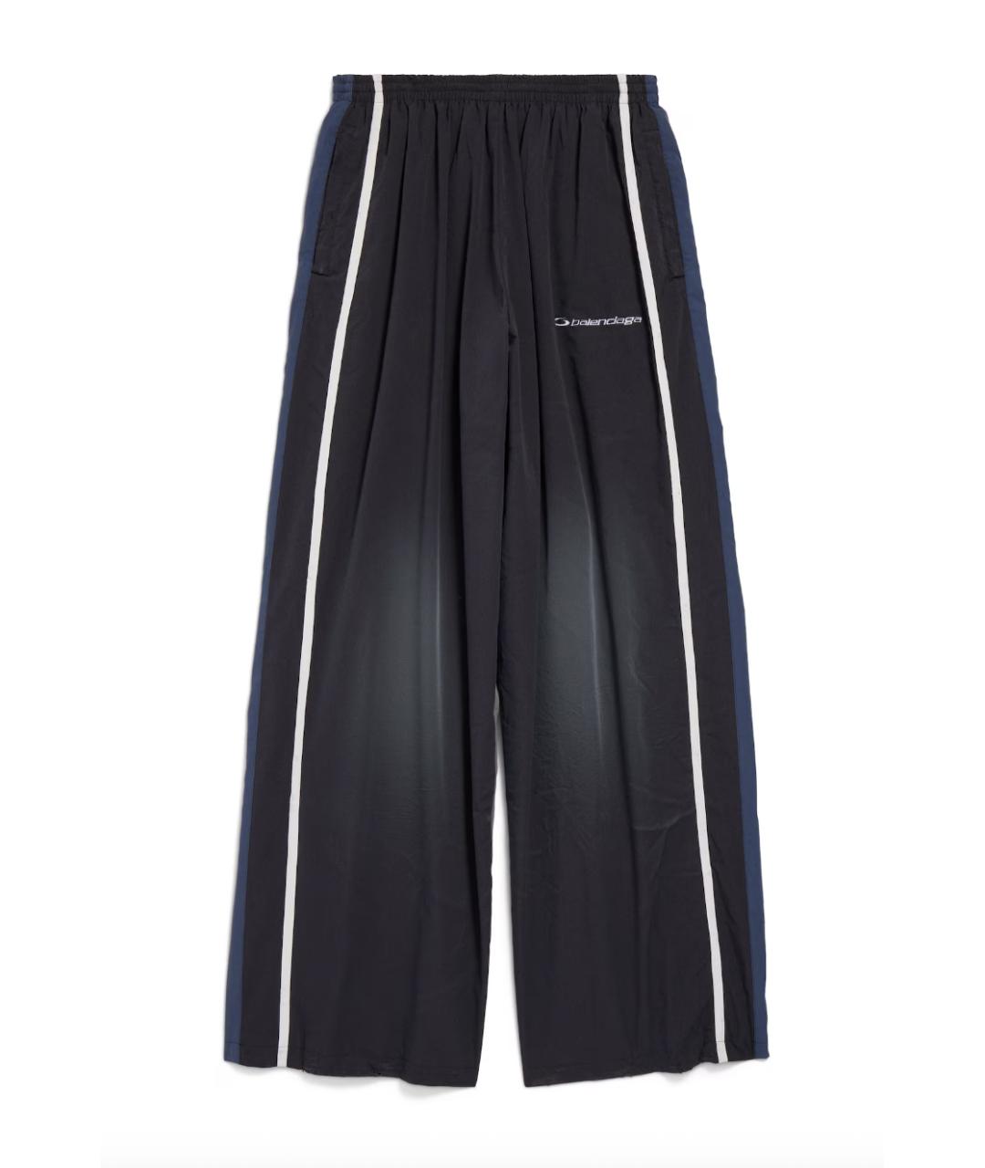 BALENCIAGA Мульти полиэстеровые повседневные брюки, фото 1