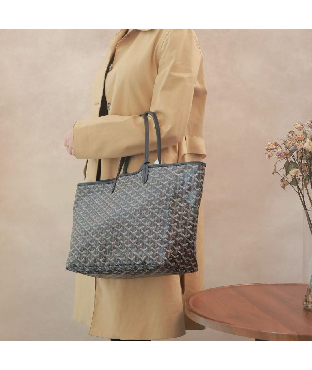 GOYARD Черная сумка тоут, фото 5
