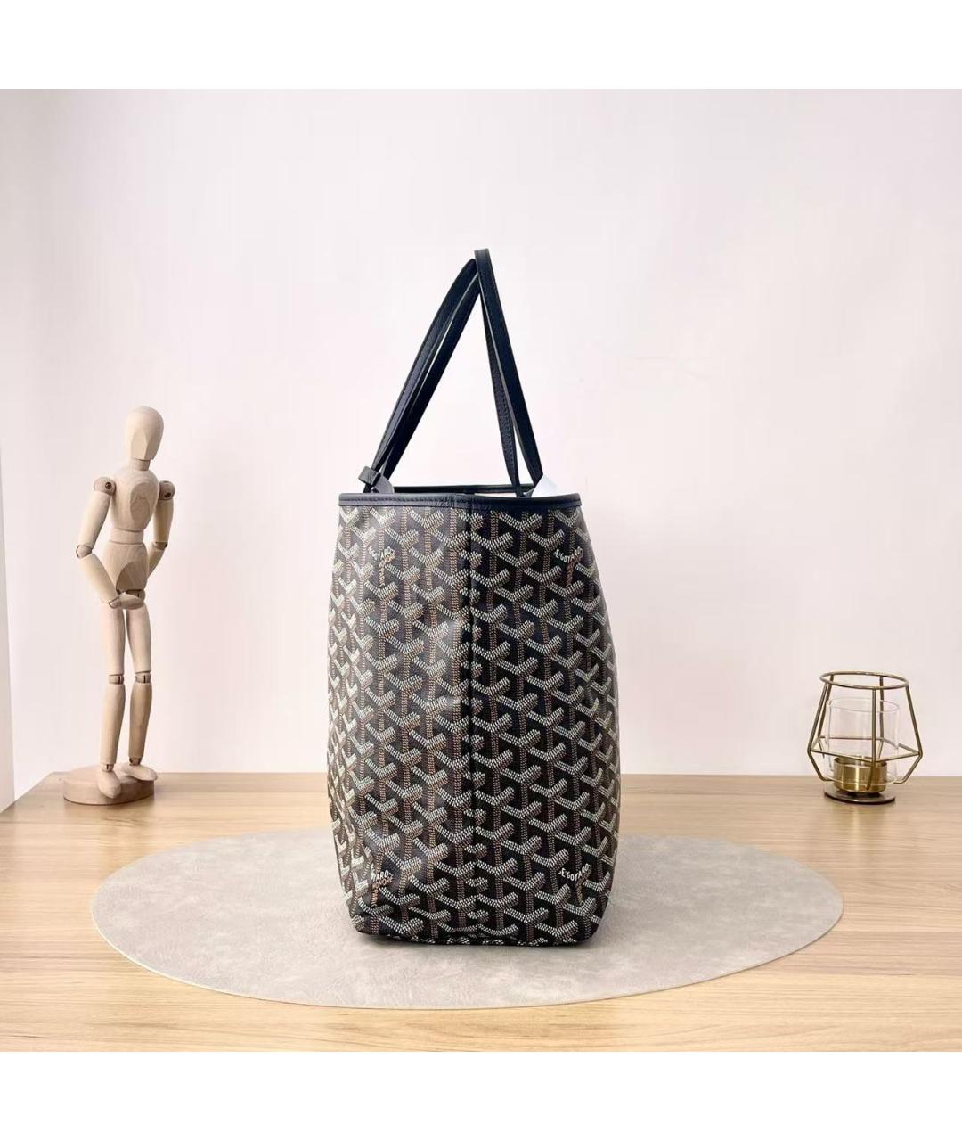 GOYARD Черная сумка тоут, фото 4