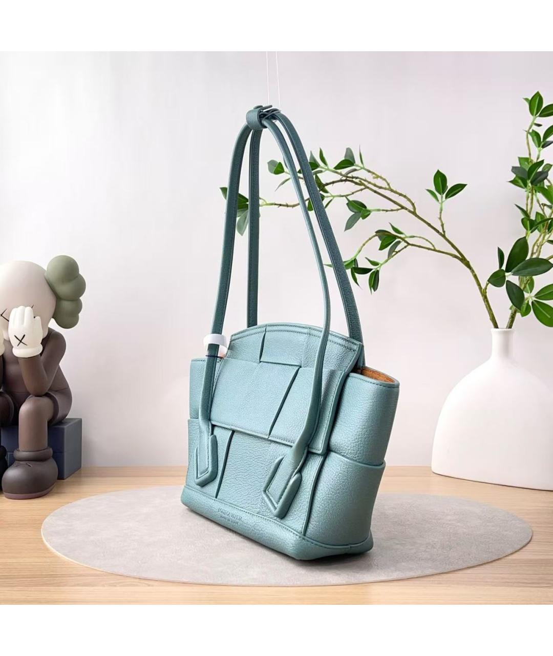 BOTTEGA VENETA Зеленая сумка через плечо, фото 4