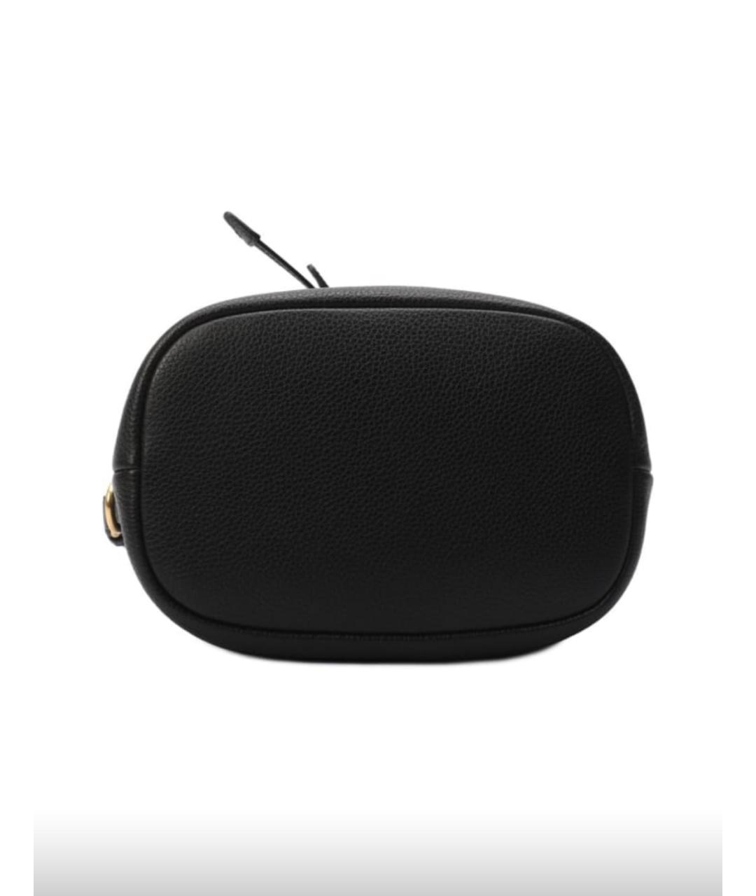 PRADA Черная кожаная сумка через плечо, фото 6