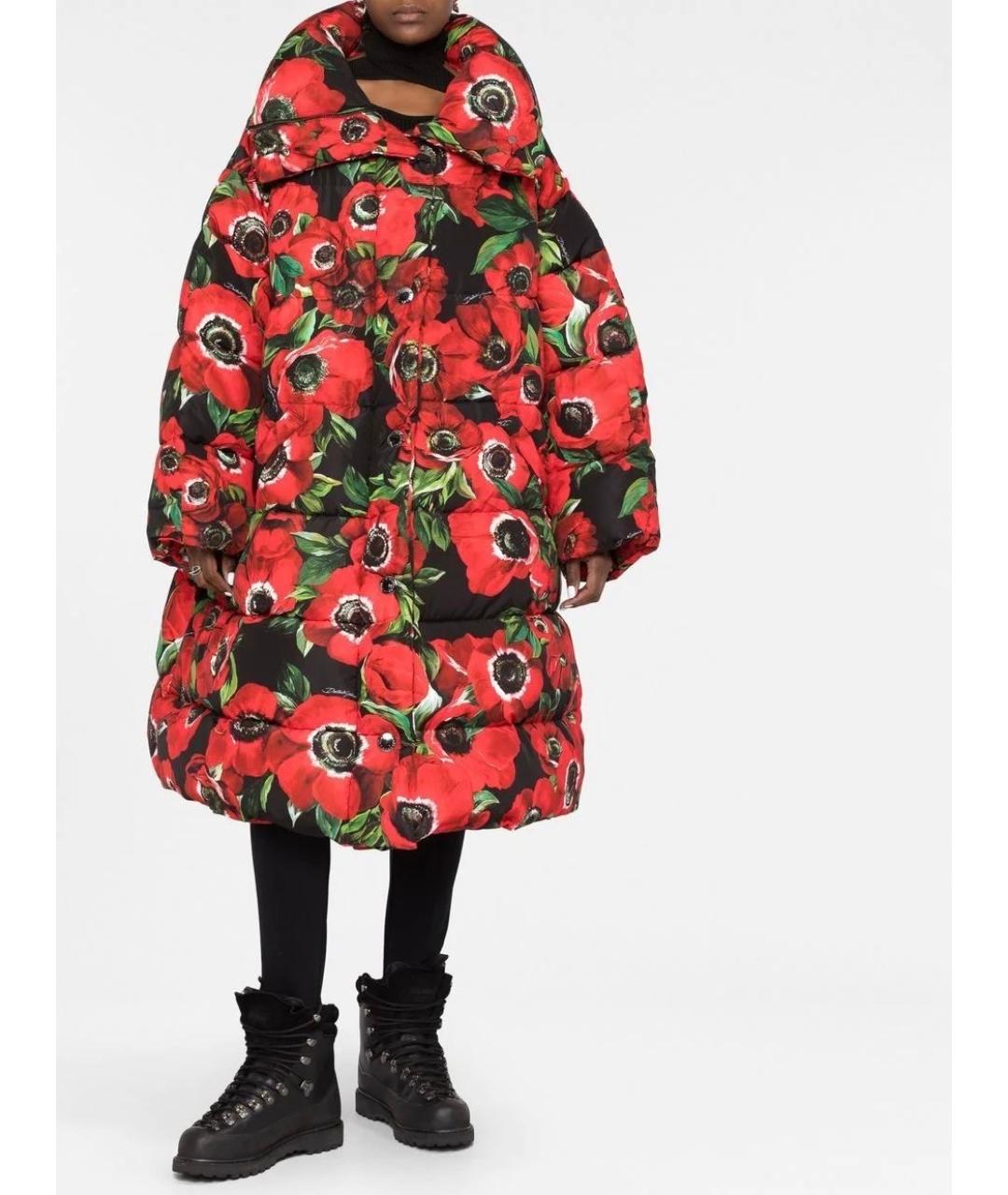 DOLCE&GABBANA Красный пуховик, фото 2