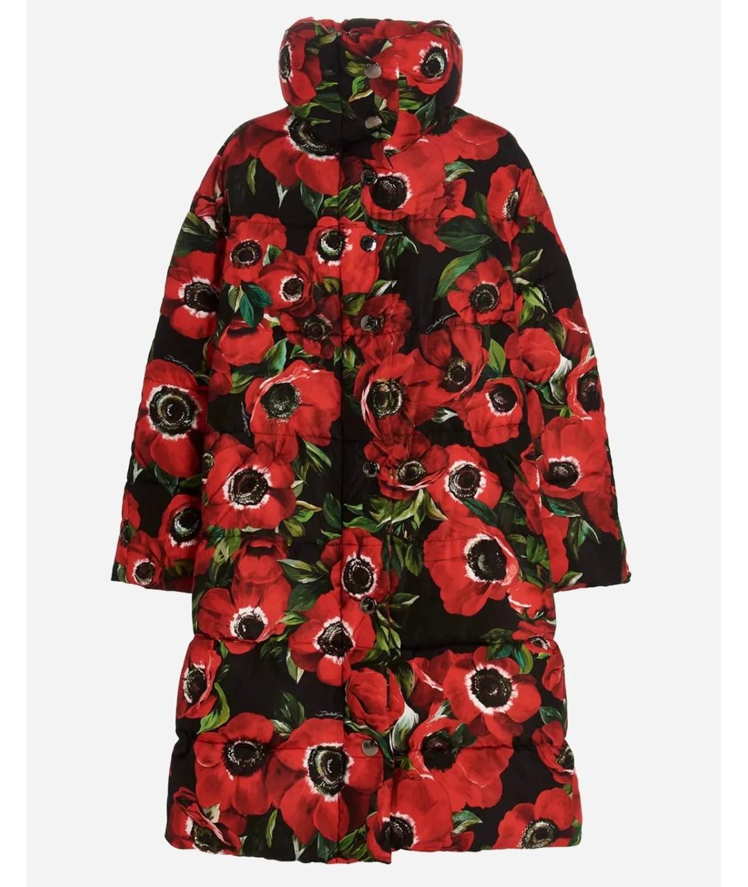 DOLCE&GABBANA Красный пуховик, фото 4
