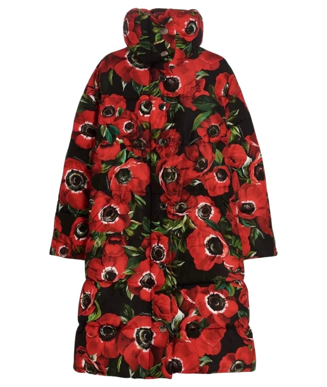 DOLCE&GABBANA Красный пуховик, фото 1