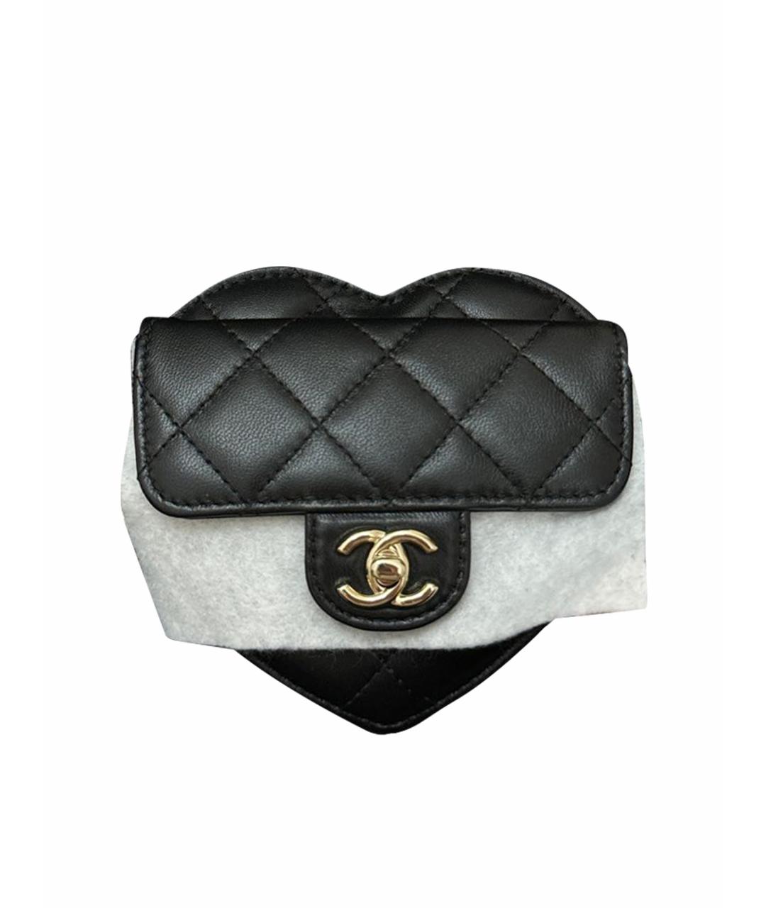 CHANEL Черная поясная сумка, фото 1
