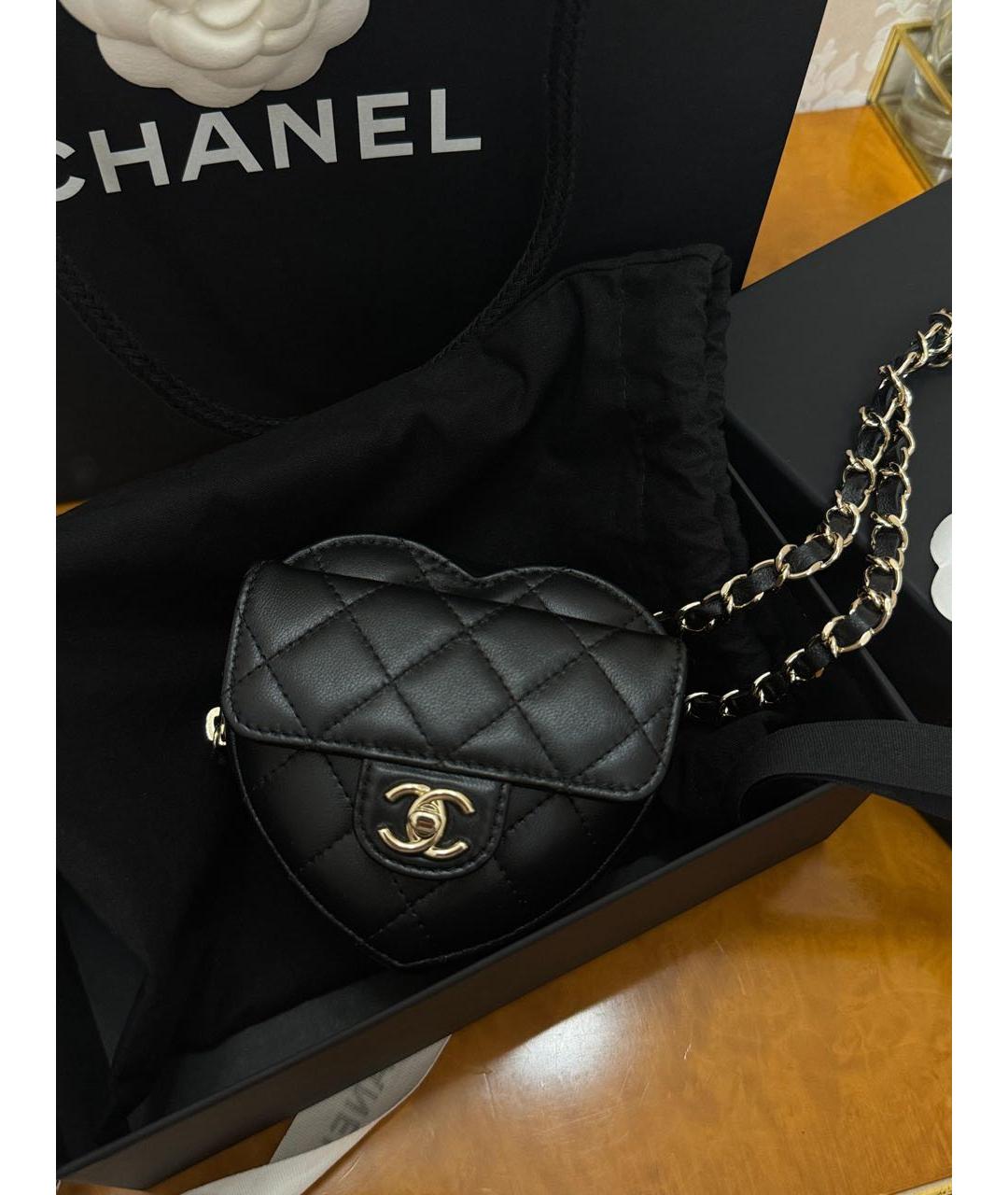 CHANEL Черная поясная сумка, фото 3