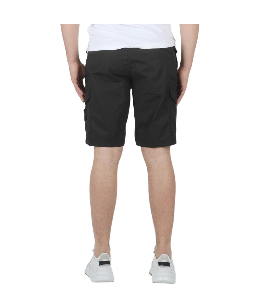 STONE ISLAND Черные шорты, фото 6