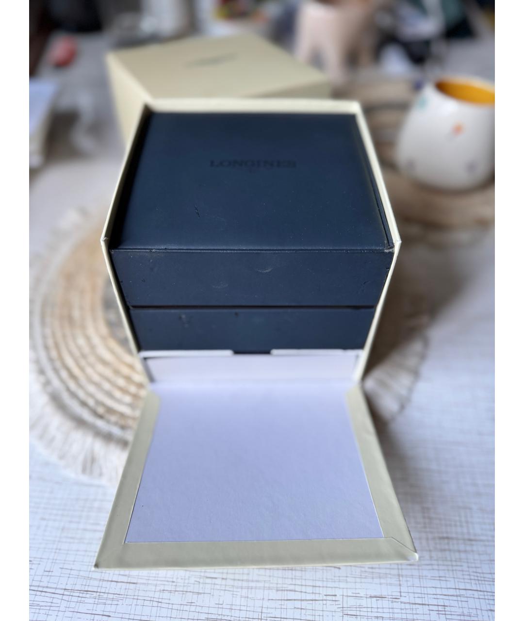 LONGINES Голубые металлические часы, фото 6