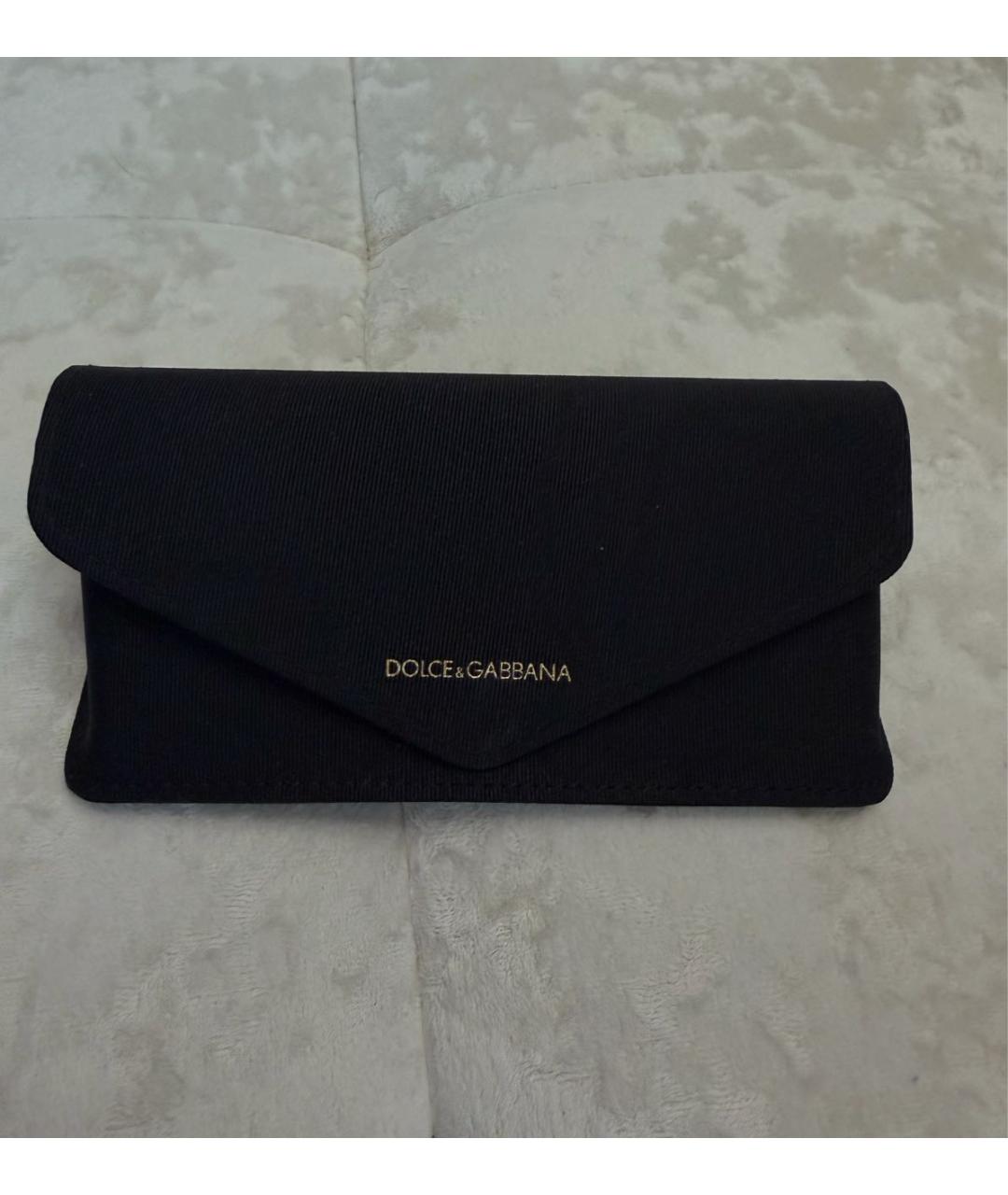 DOLCE&GABBANA Черные пластиковые солнцезащитные очки, фото 4