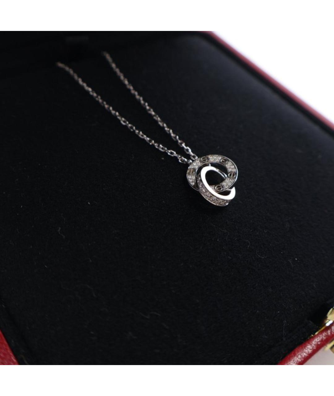 CARTIER Золотая подвеска из белого золота, фото 5