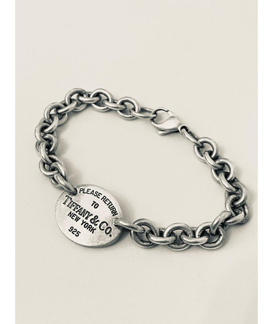 TIFFANY&CO Серебрянный серебряный браслет, фото 2