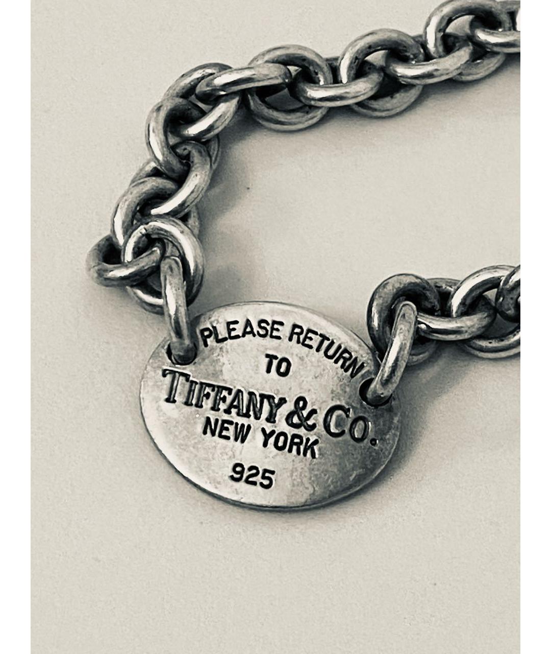 TIFFANY&CO Серебрянный серебряный браслет, фото 4