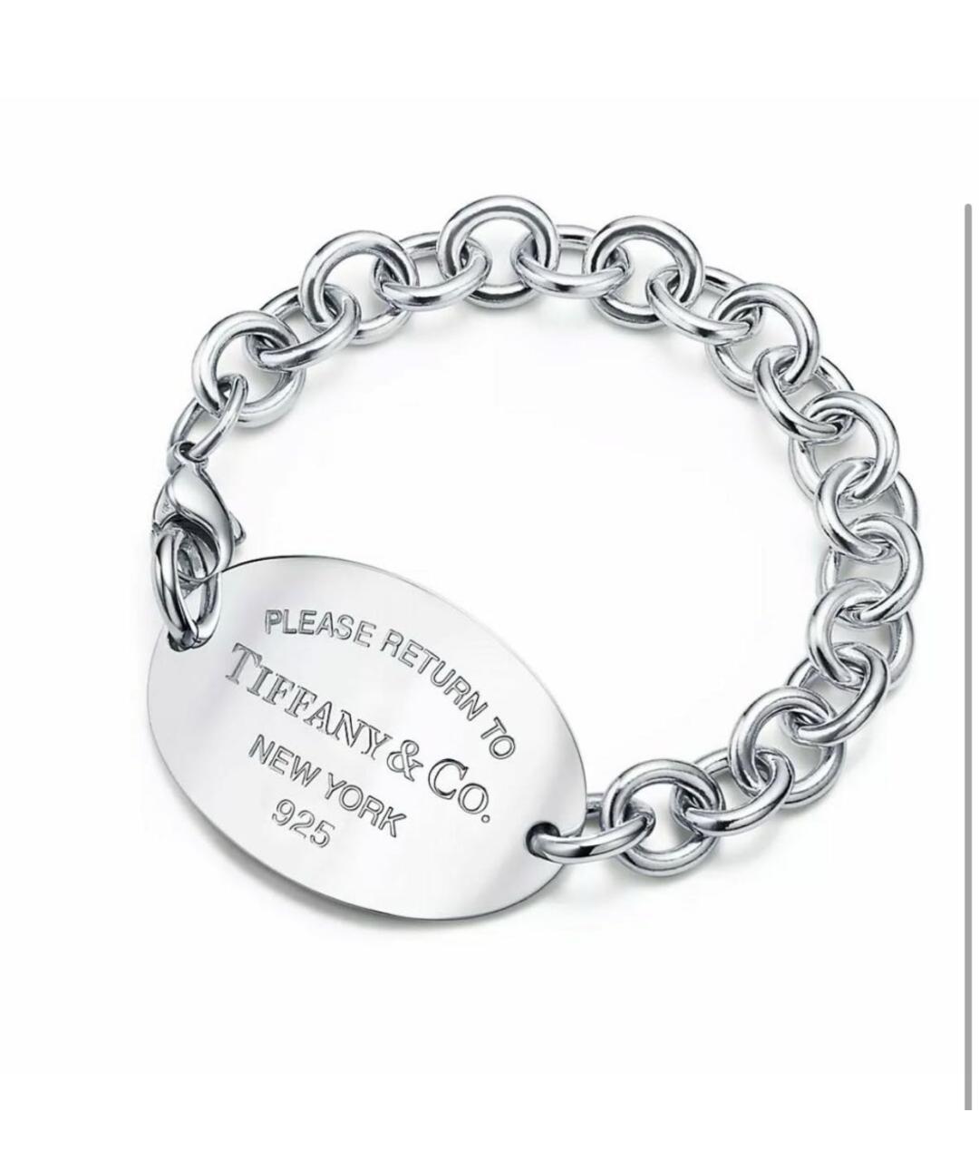 TIFFANY&CO Серебрянный серебряный браслет, фото 5