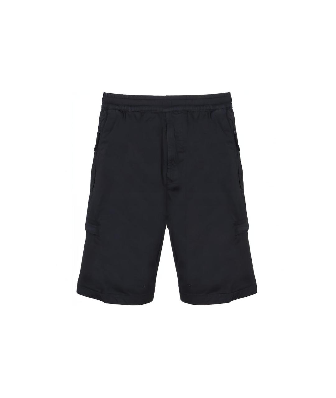 STONE ISLAND Черные шорты, фото 1