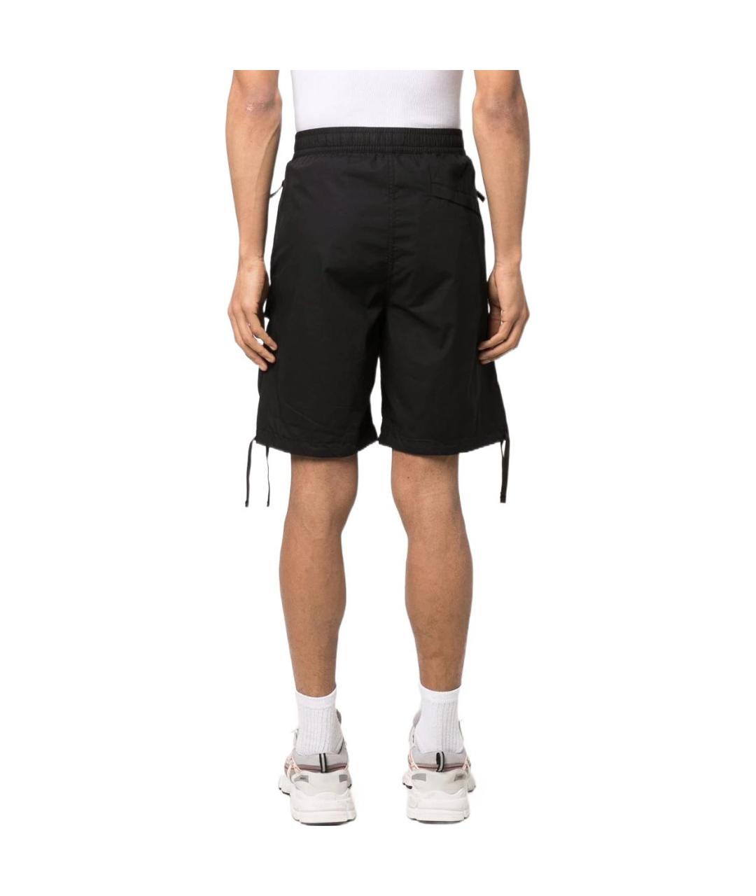 STONE ISLAND Черные шорты, фото 4