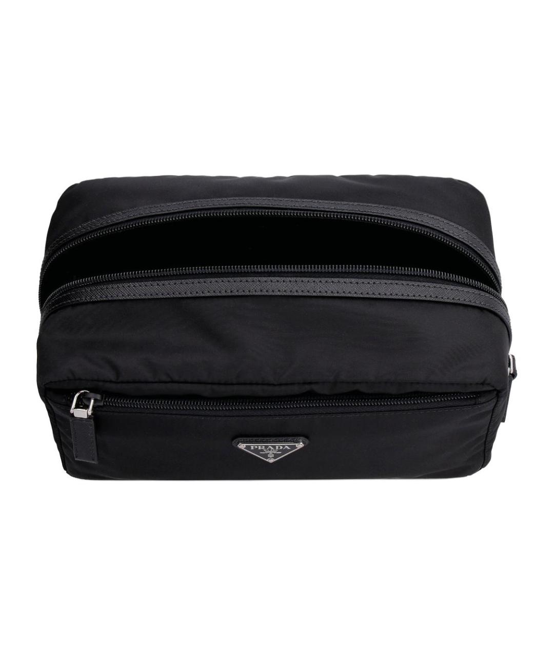 PRADA Черная барсетка, фото 5