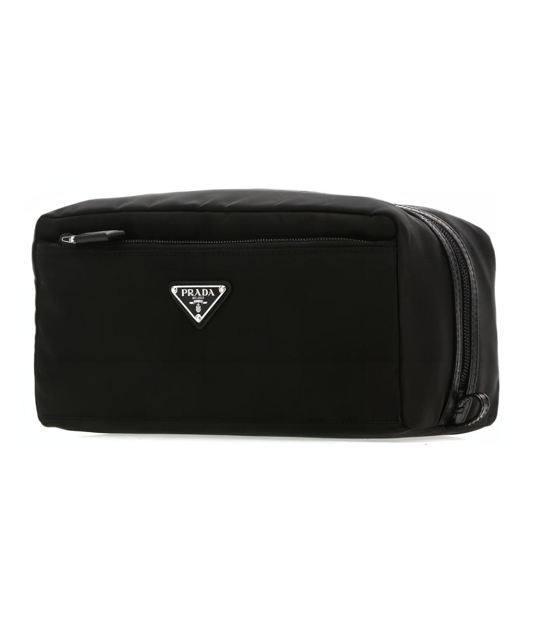 PRADA Черная барсетка, фото 2