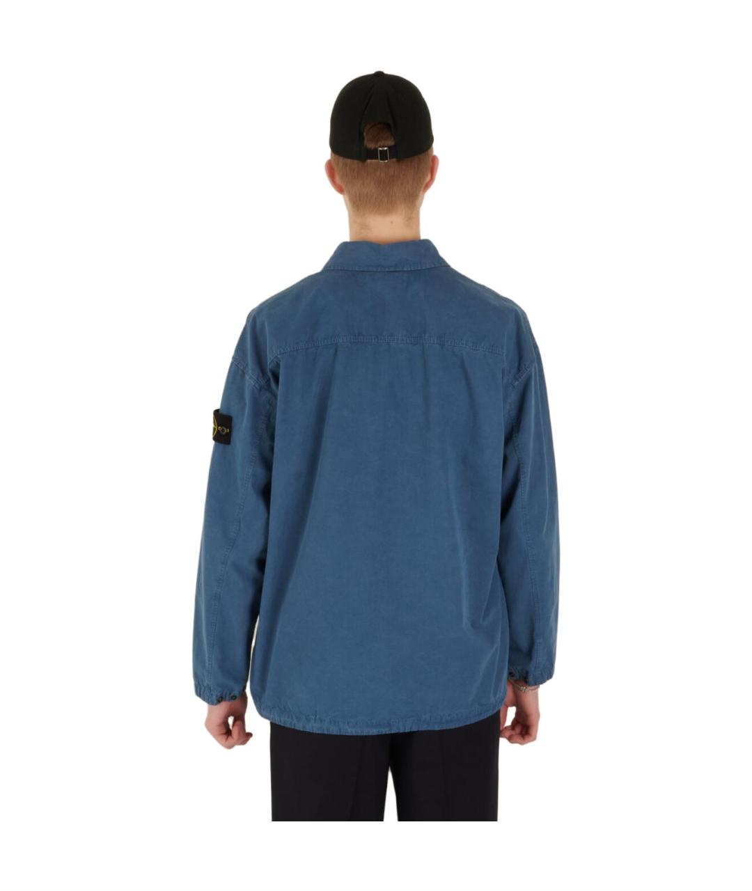 STONE ISLAND Голубая рубашка, фото 4