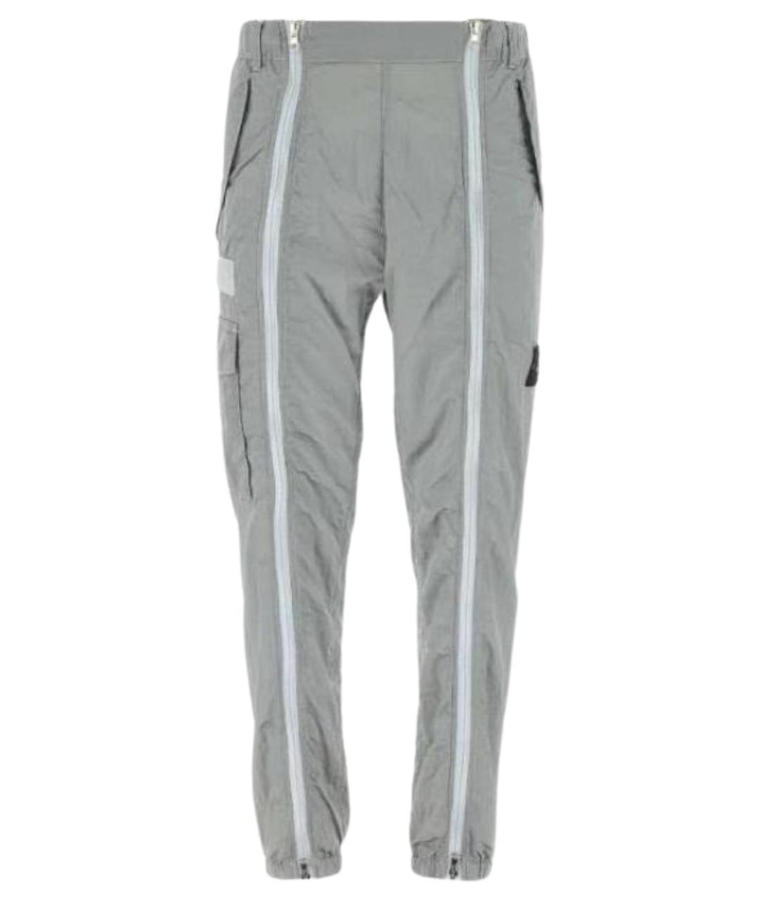 STONE ISLAND Серые повседневные брюки, фото 1