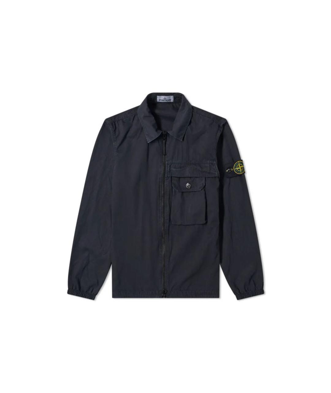 STONE ISLAND Темно-синяя куртка, фото 5