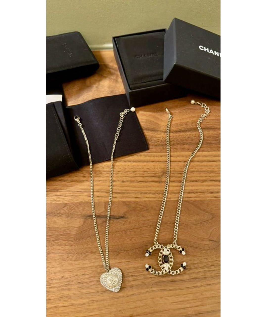 CHANEL Серебряное колье, фото 3