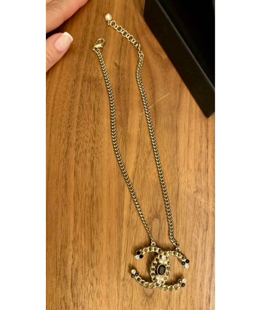 CHANEL Серебряное колье, фото 4