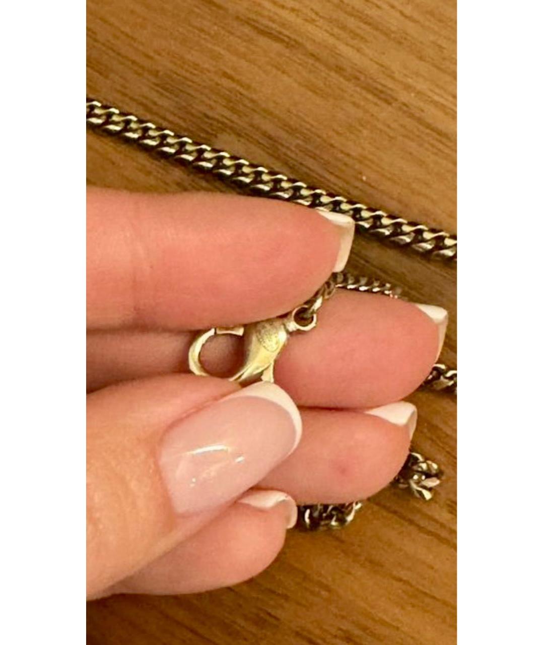 CHANEL Серебряное колье, фото 2
