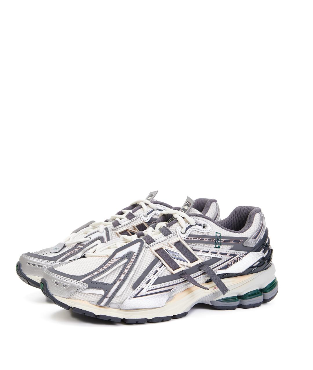 NEW BALANCE Серые текстильные низкие кроссовки / кеды, фото 2