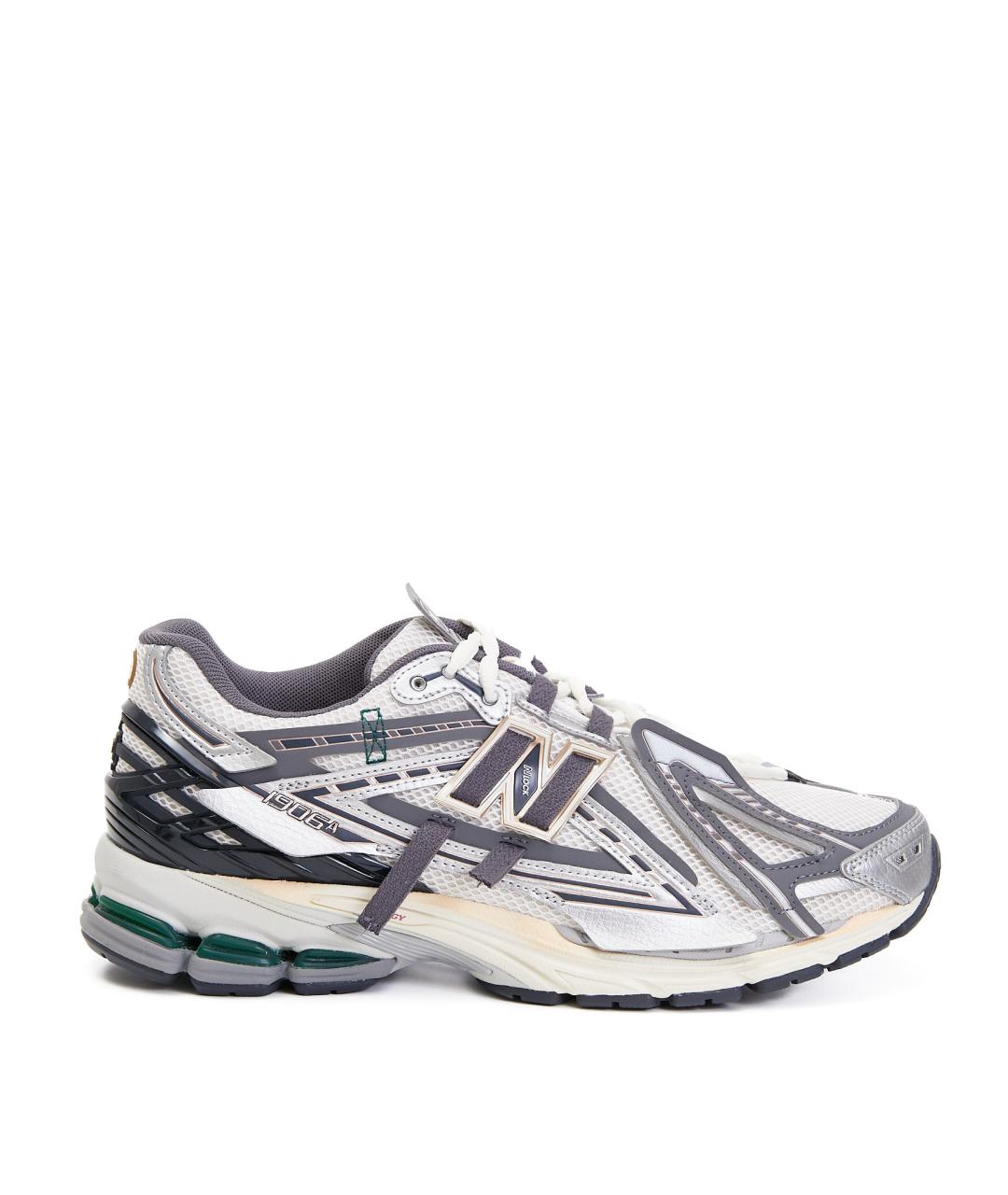 NEW BALANCE Серые текстильные низкие кроссовки / кеды, фото 1
