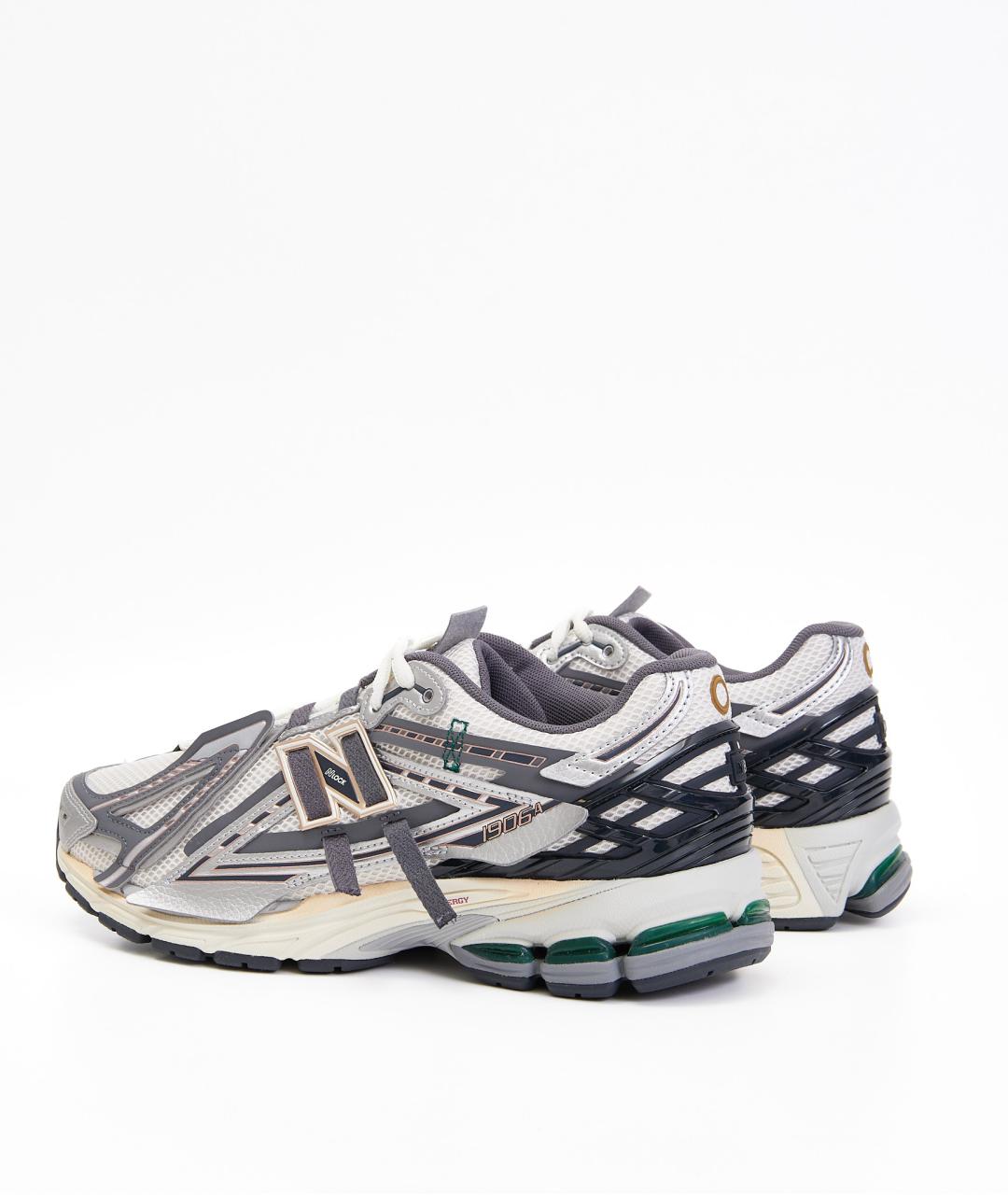 NEW BALANCE Серые текстильные низкие кроссовки / кеды, фото 3