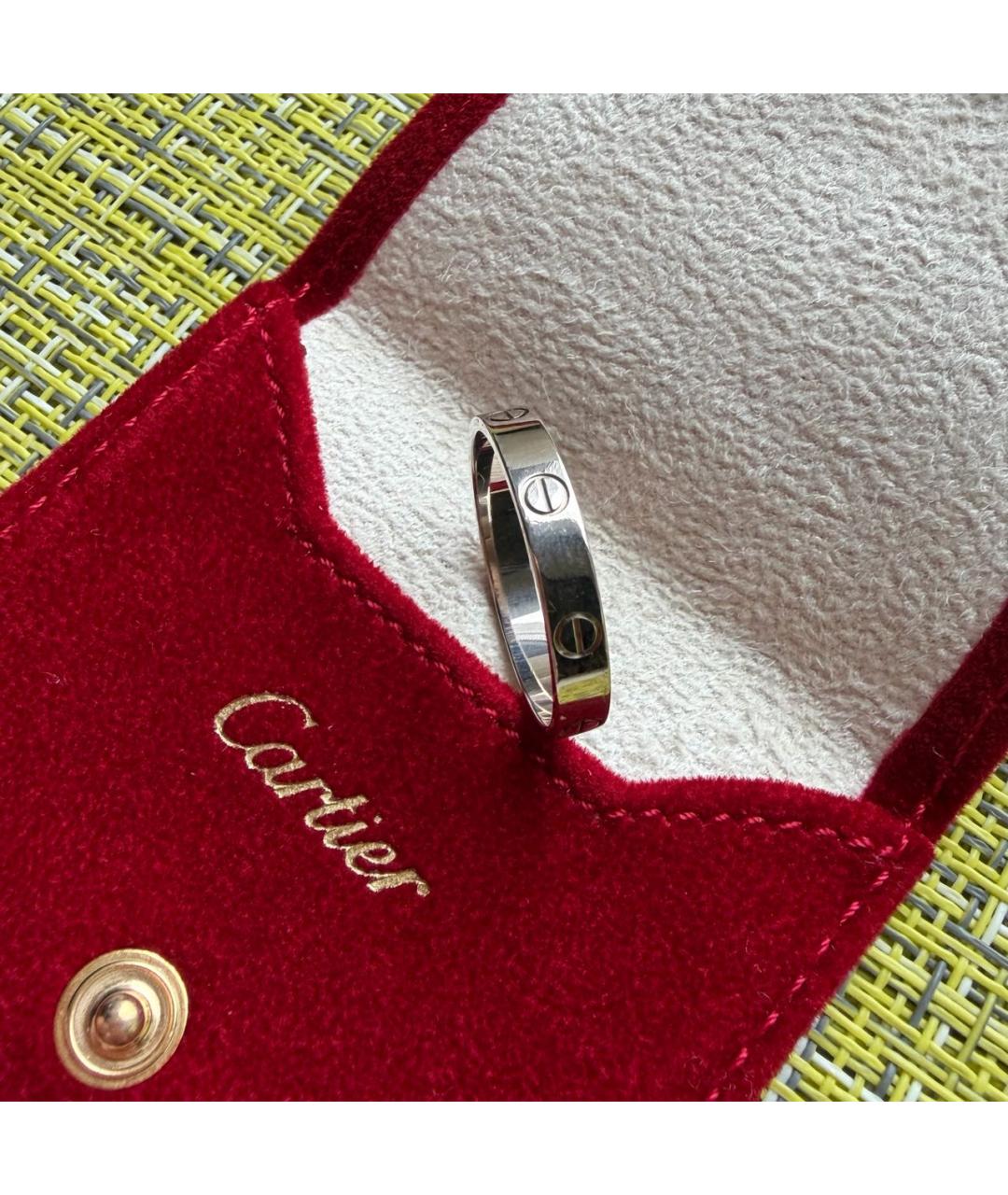 CARTIER Серое кольцо из белого золота, фото 4