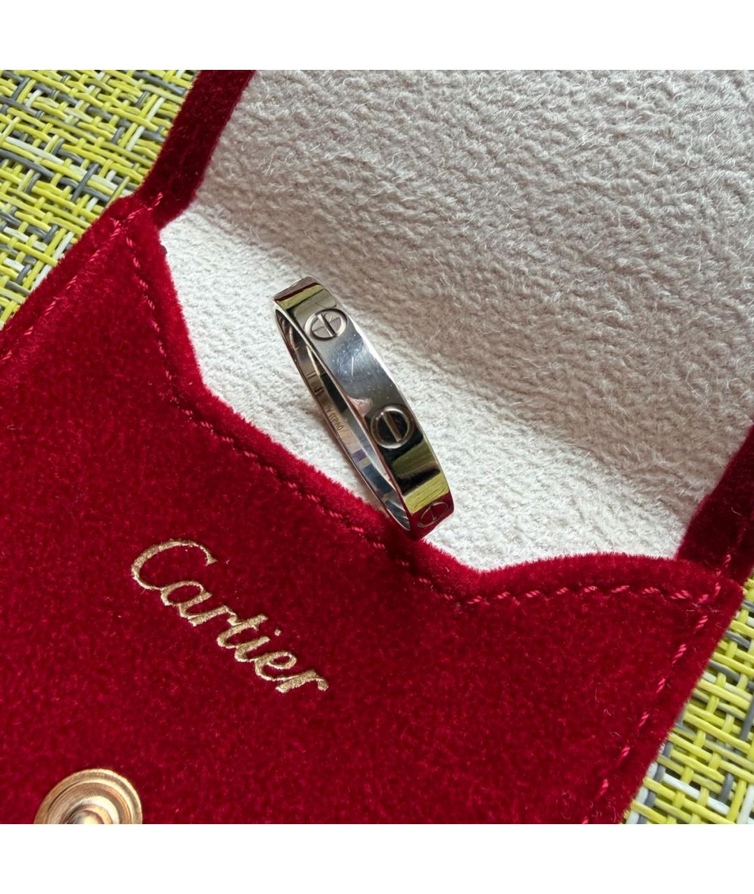 CARTIER Серое кольцо из белого золота, фото 5