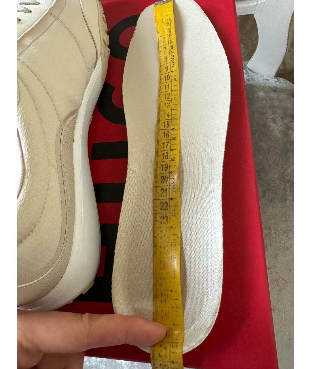 HUGO Бежевые низкие кроссовки / кеды, фото 5