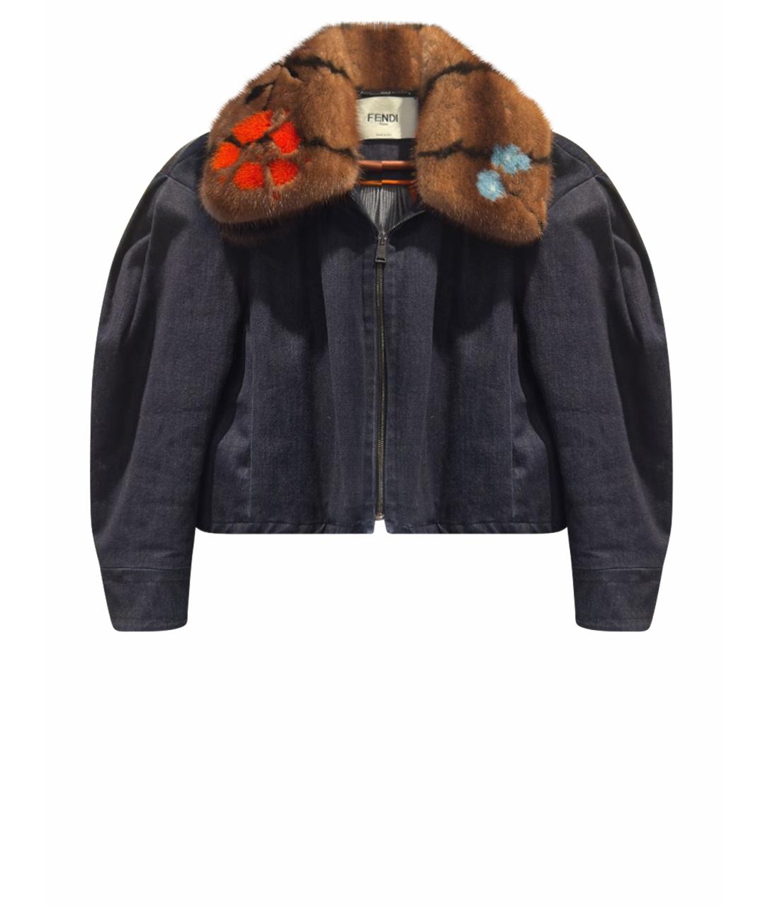 FENDI Мульти деним куртка, фото 1