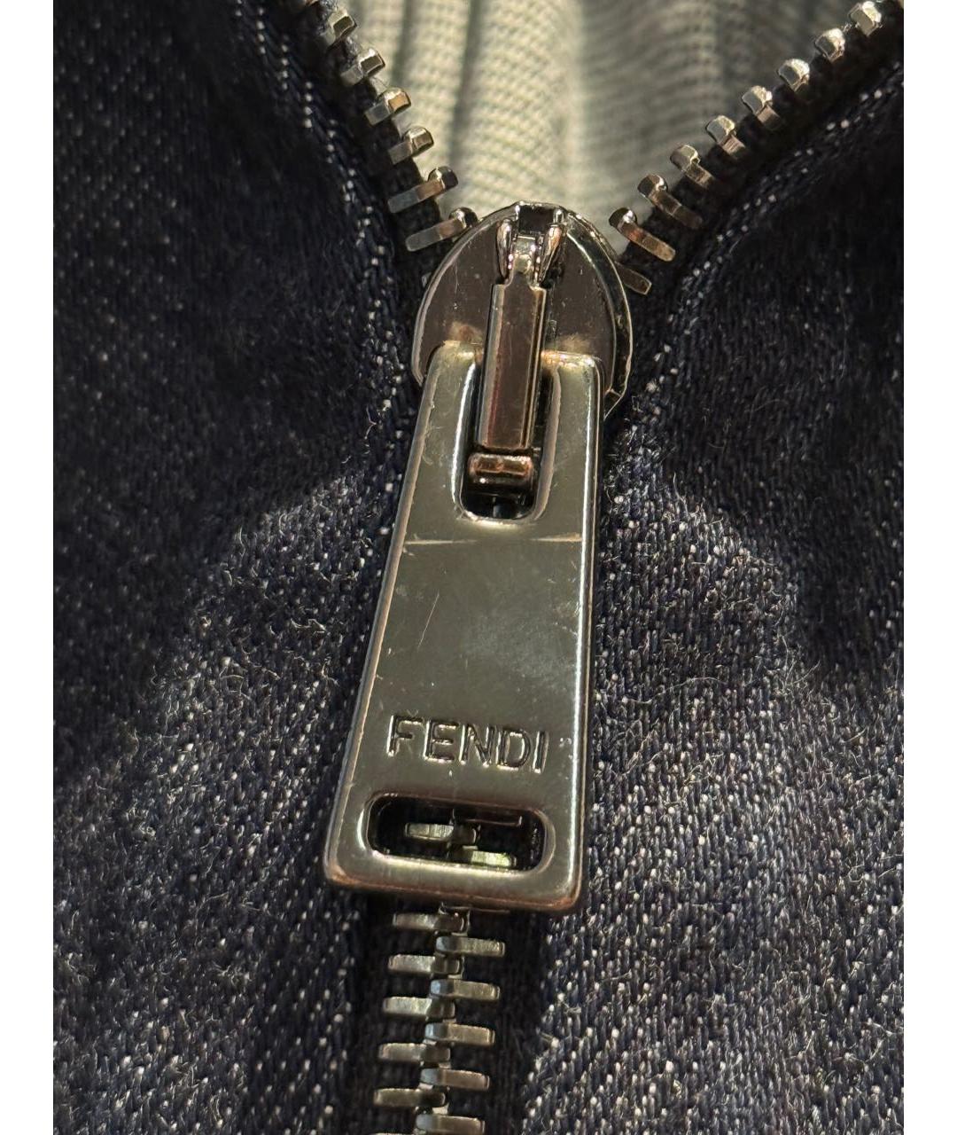 FENDI Мульти деним куртка, фото 4