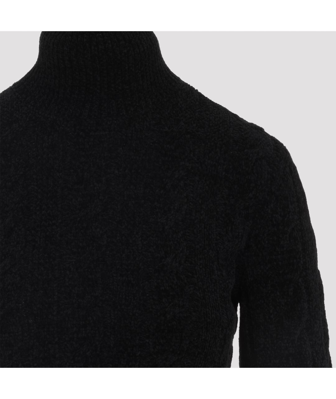 RALPH LAUREN COLLECTION Черная шелковая водолазка, фото 5