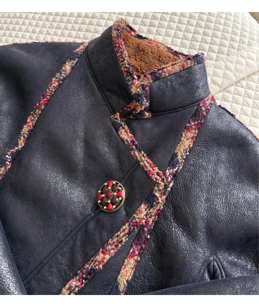 CHANEL Кожаная дубленка, фото 6