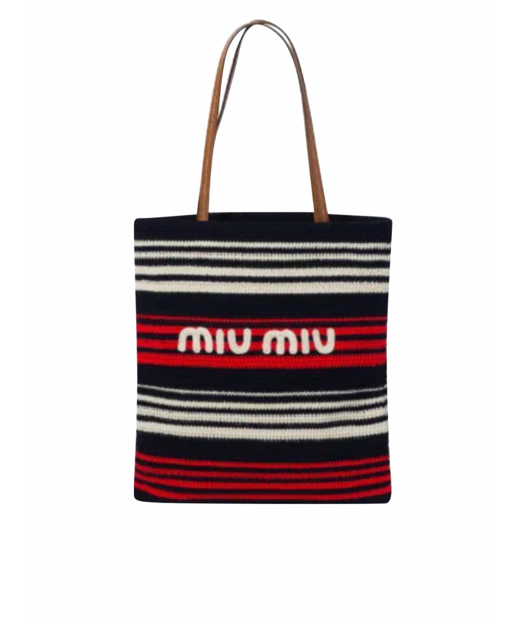 MIU MIU Мульти тканевая сумка тоут, фото 1