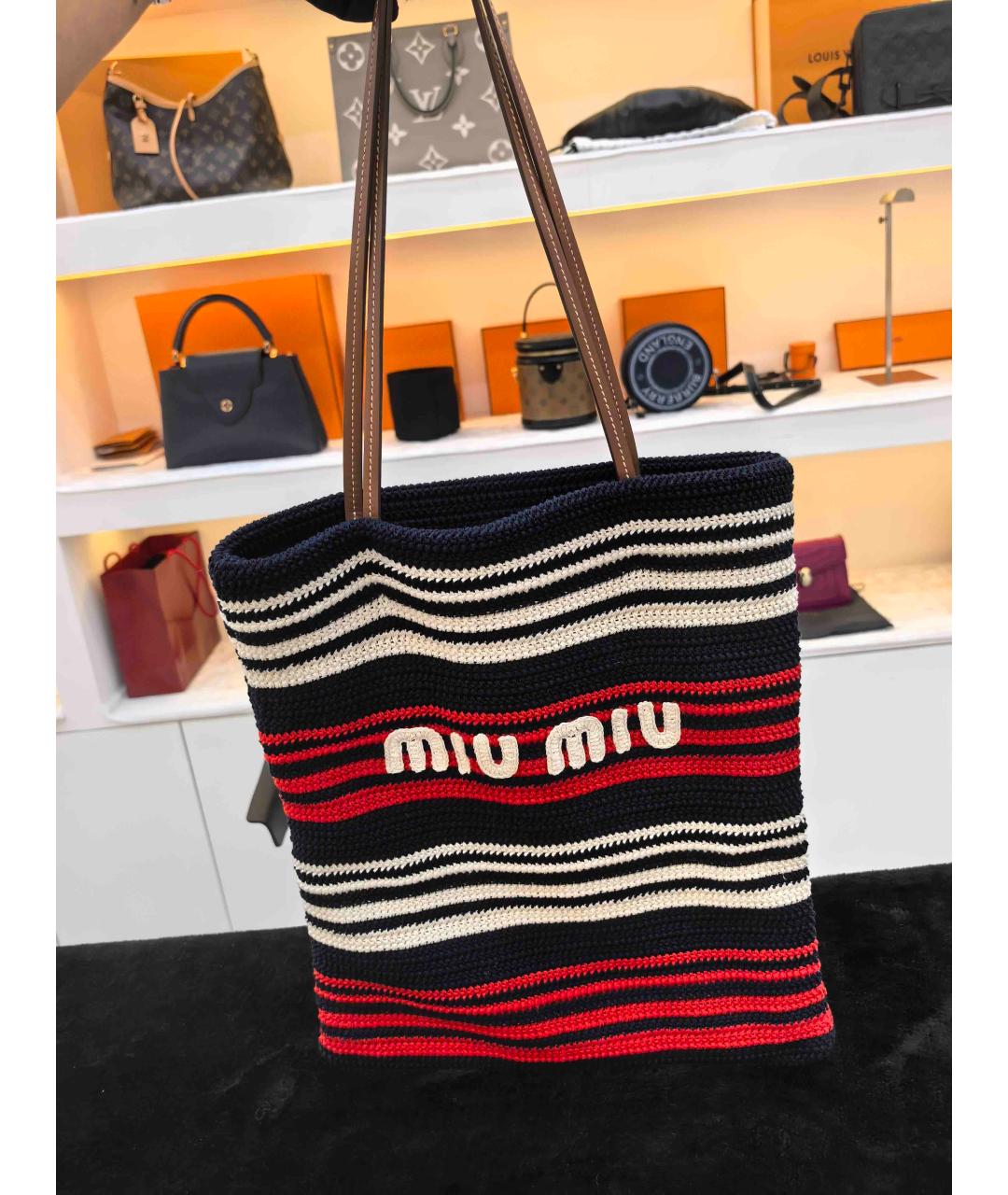 MIU MIU Мульти тканевая сумка тоут, фото 5