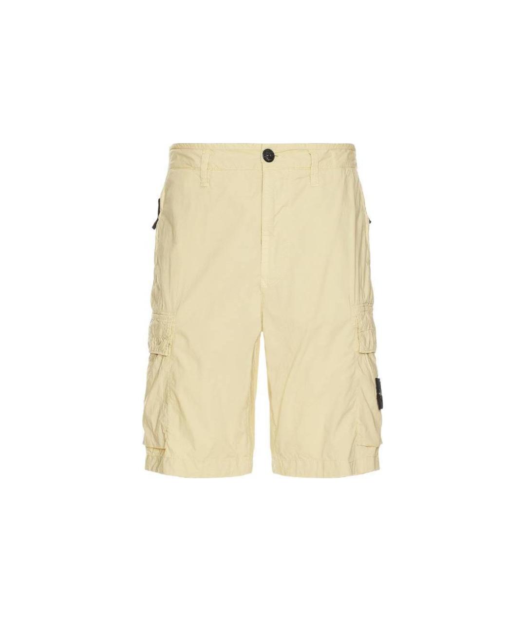 STONE ISLAND Желтые шорты, фото 1