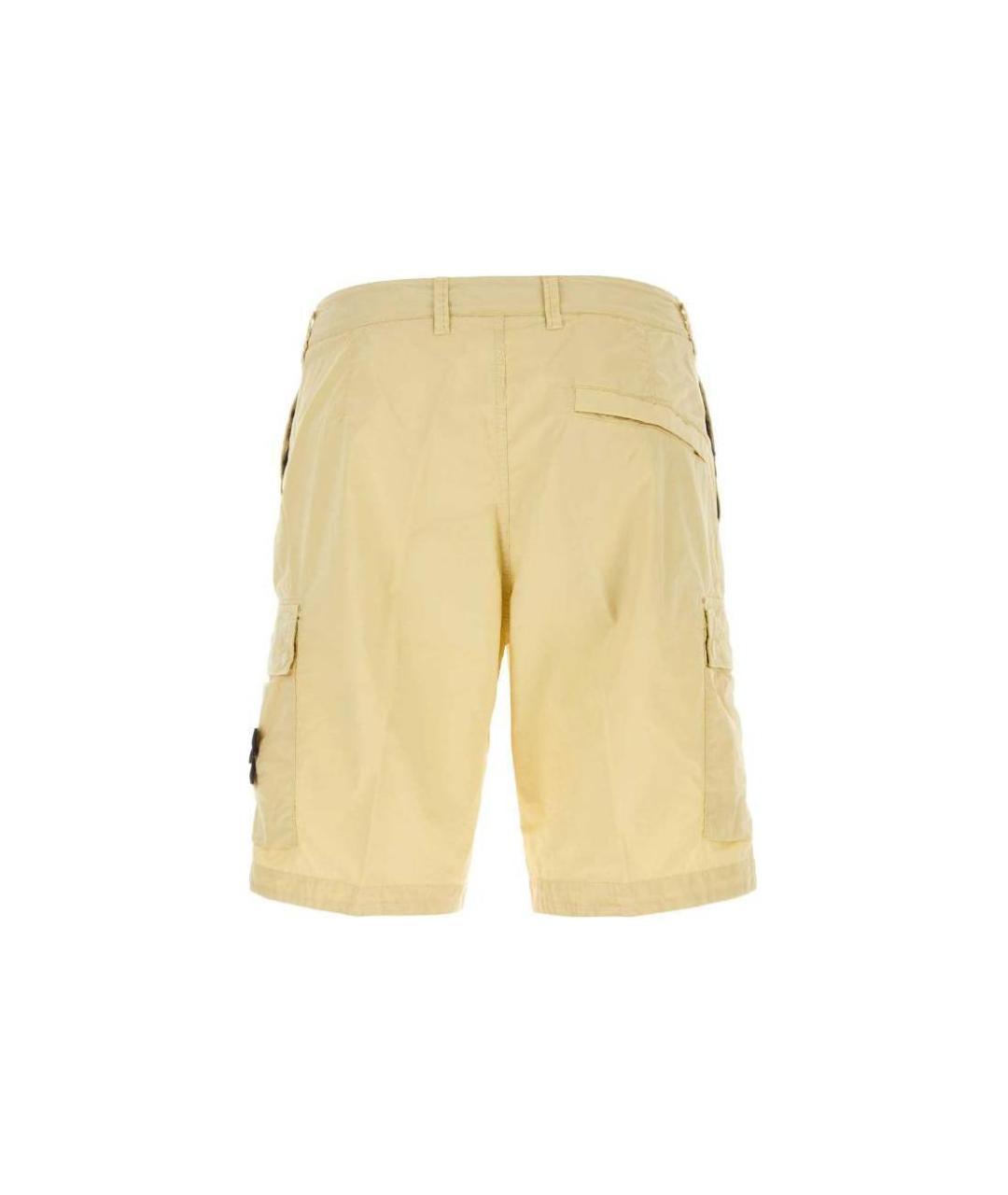 STONE ISLAND Желтые шорты, фото 2
