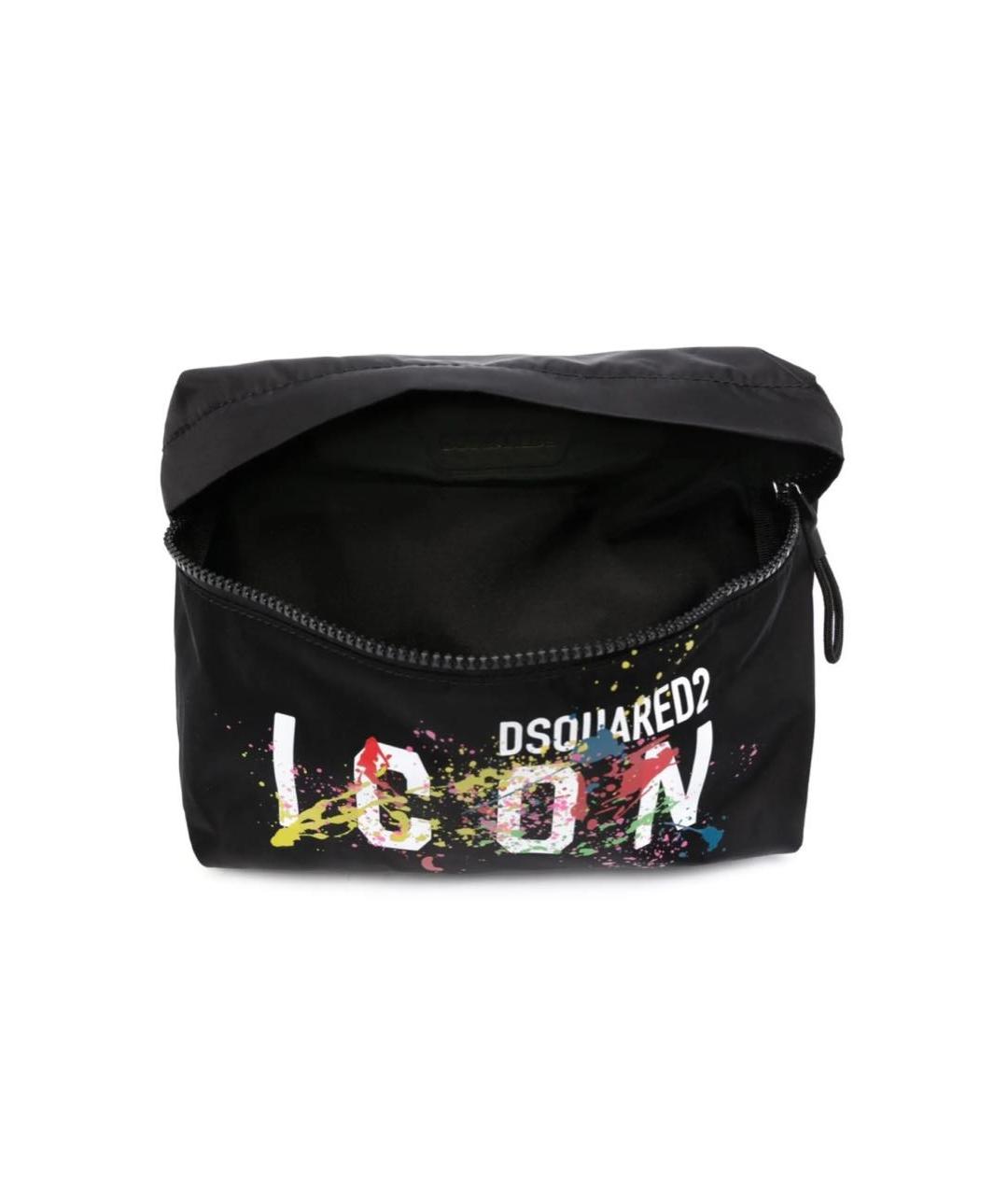 DSQUARED2 Черная сумка на плечо, фото 4